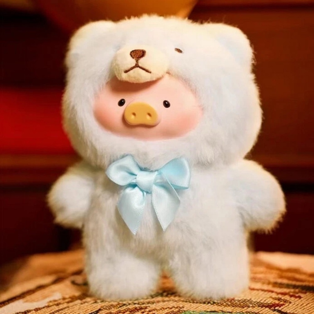 Lulu The Piggy Teddy Blue